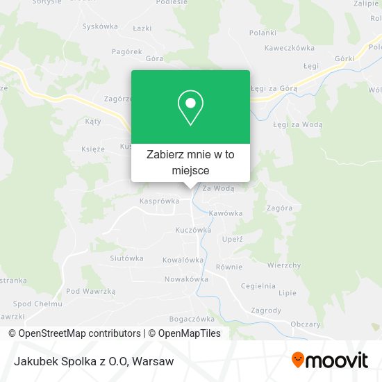 Mapa Jakubek Spolka z O.O