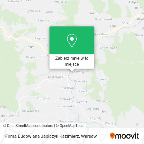 Mapa Firma Budowlana Jabłczyk Kazimierz