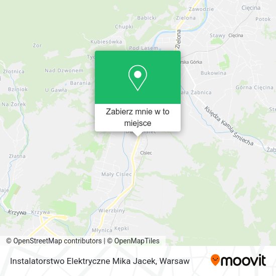 Mapa Instalatorstwo Elektryczne Mika Jacek