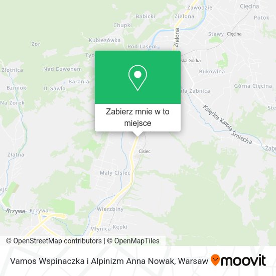 Mapa Vamos Wspinaczka i Alpinizm Anna Nowak