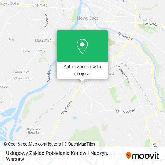 Mapa Uslugowy Zaklad Pobielania Kotlow i Naczyn