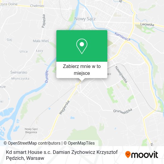 Mapa Kd smart House s.c. Damian Zychowicz Krzysztof Pędzich