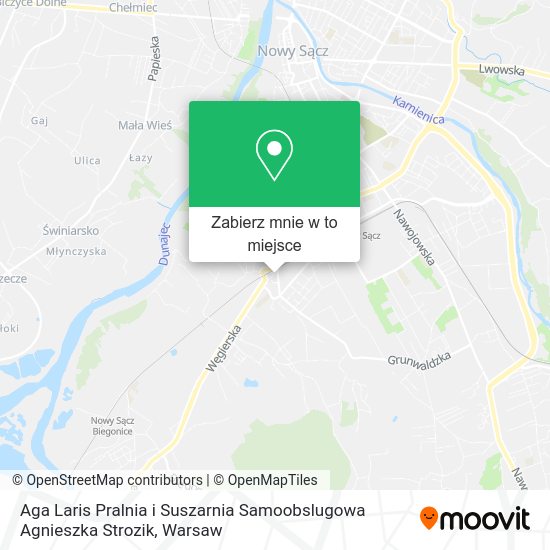 Mapa Aga Laris Pralnia i Suszarnia Samoobslugowa Agnieszka Strozik