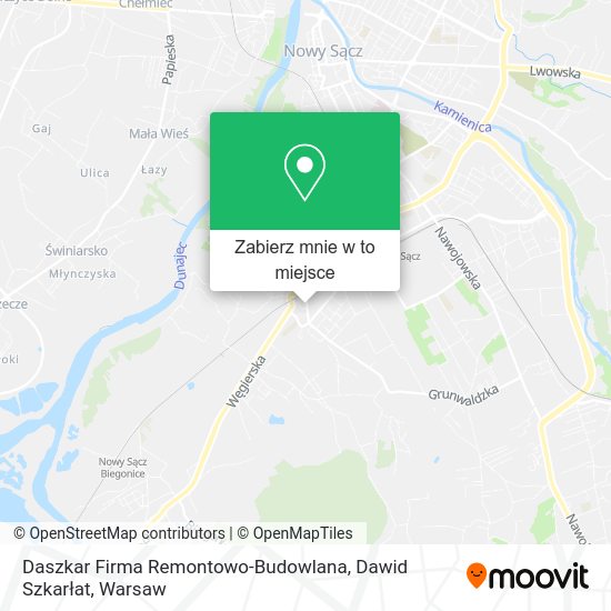 Mapa Daszkar Firma Remontowo-Budowlana, Dawid Szkarłat