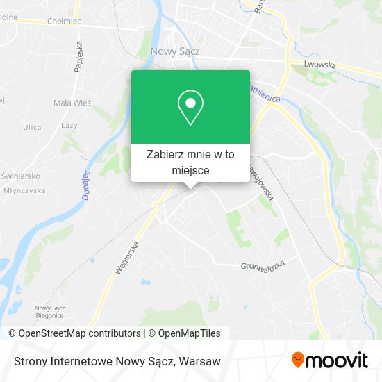 Mapa Strony Internetowe Nowy Sącz