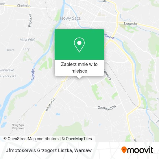 Mapa Jfmotoserwis Grzegorz Liszka