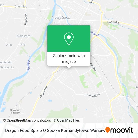 Mapa Dragon Food Sp z o O Spółka Komandytowa