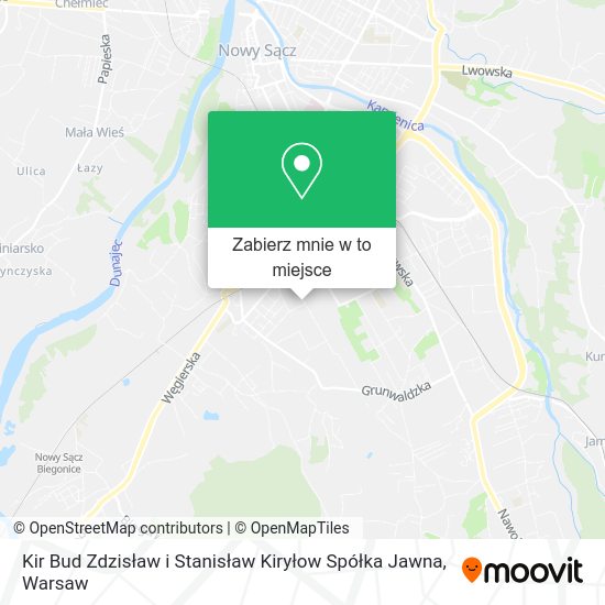 Mapa Kir Bud Zdzisław i Stanisław Kiryłow Spółka Jawna