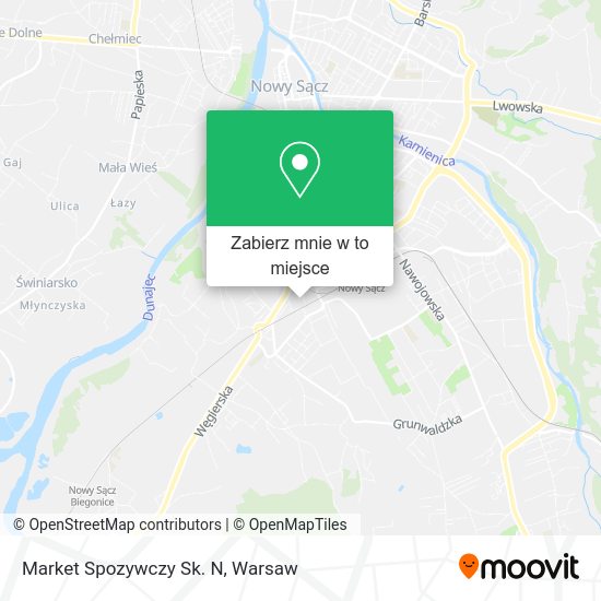 Mapa Market Spozywczy Sk. N