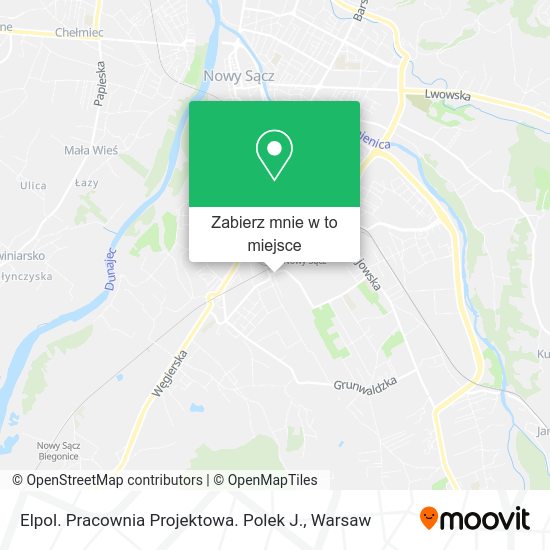 Mapa Elpol. Pracownia Projektowa. Polek J.