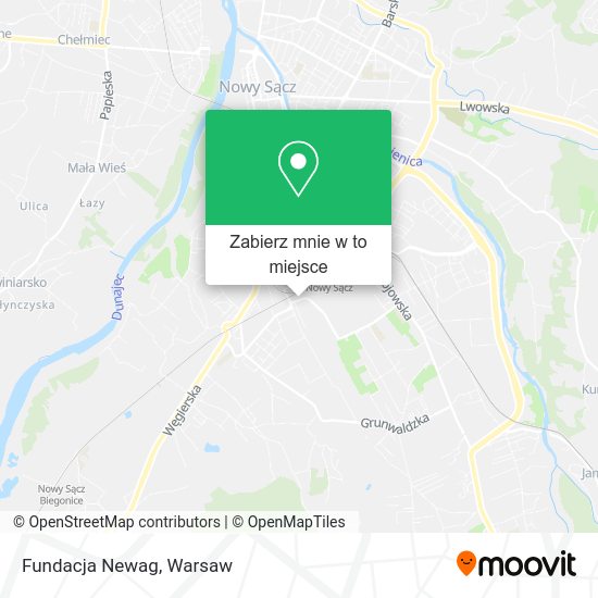 Mapa Fundacja Newag