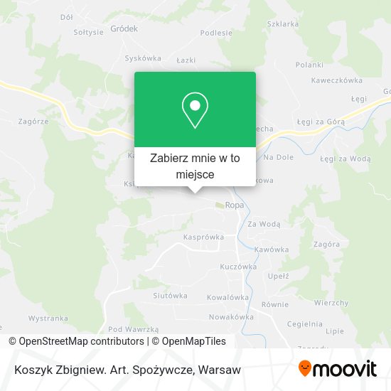 Mapa Koszyk Zbigniew. Art. Spożywcze