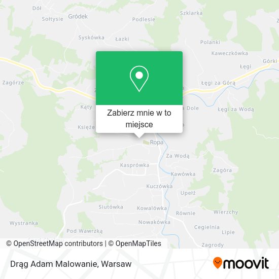 Mapa Drąg Adam Malowanie