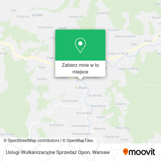 Mapa Uslugi Wulkanizacyjne Sprzedaz Opon