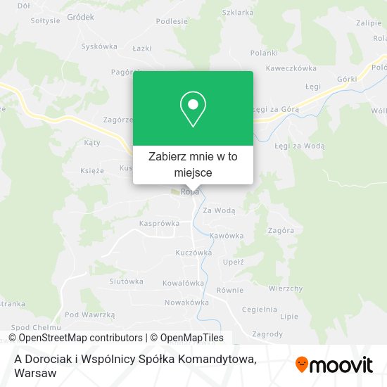 Mapa A Dorociak i Wspólnicy Spółka Komandytowa