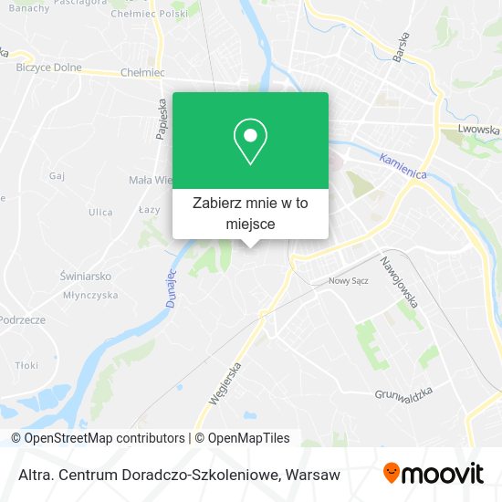 Mapa Altra. Centrum Doradczo-Szkoleniowe