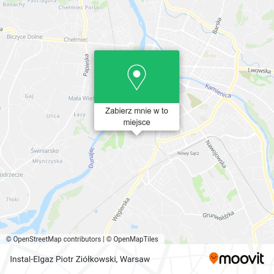Mapa Instal-Elgaz Piotr Ziółkowski