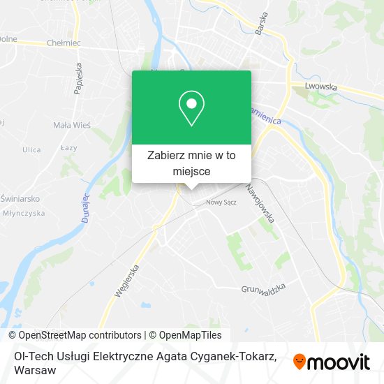 Mapa Ol-Tech Usługi Elektryczne Agata Cyganek-Tokarz