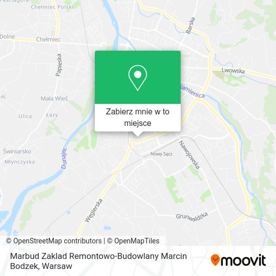 Mapa Marbud Zaklad Remontowo-Budowlany Marcin Bodzek