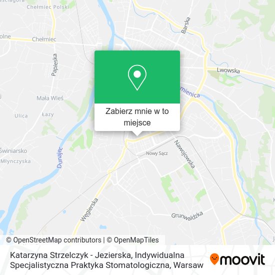 Mapa Katarzyna Strzelczyk - Jezierska, Indywidualna Specjalistyczna Praktyka Stomatologiczna