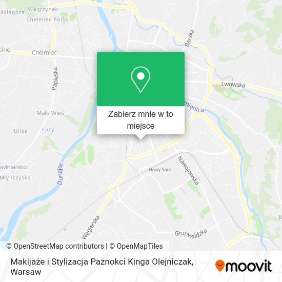 Mapa Makijaże i Stylizacja Paznokci Kinga Olejniczak