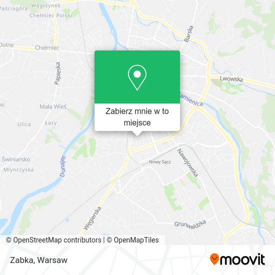 Mapa Zabka