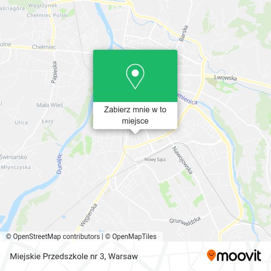 Mapa Miejskie Przedszkole nr 3