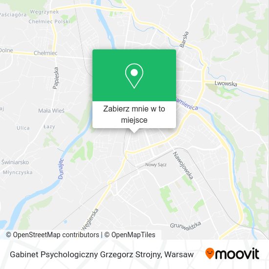 Mapa Gabinet Psychologiczny Grzegorz Strojny