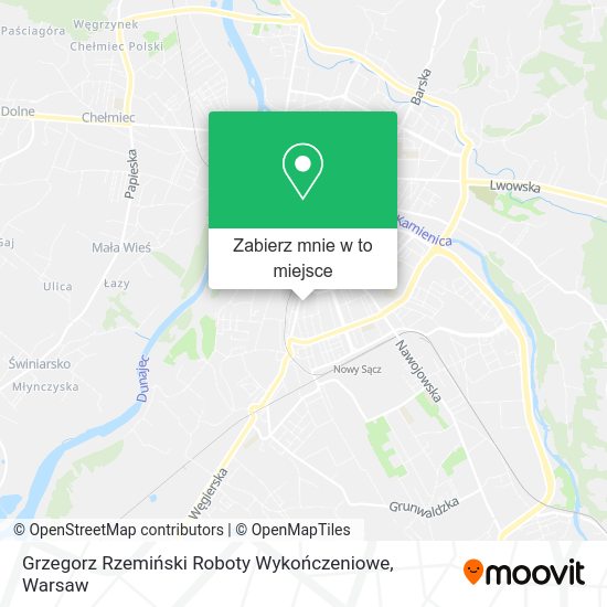 Mapa Grzegorz Rzemiński Roboty Wykończeniowe