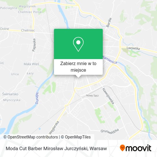 Mapa Moda Cut Barber Mirosław Jurczyński