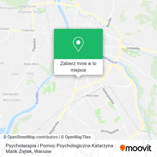 Mapa Psychoterapia i Pomoc Psychologiczna Katarzyna Malik Ziętek