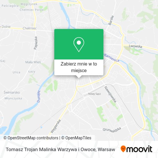 Mapa Tomasz Trojan Malinka Warzywa i Owoce