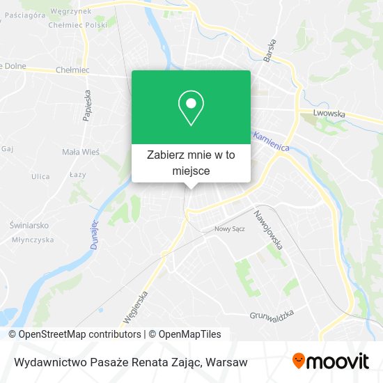 Mapa Wydawnictwo Pasaże Renata Zając