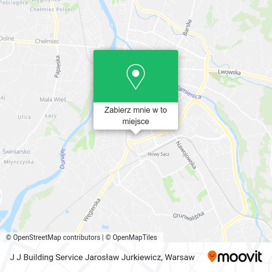 Mapa J J Building Service Jarosław Jurkiewicz