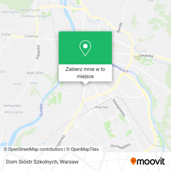 Mapa Dom Sióstr Szkolnych