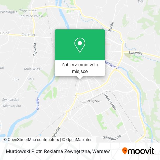 Mapa Murdowski Piotr. Reklama Zewnętrzna