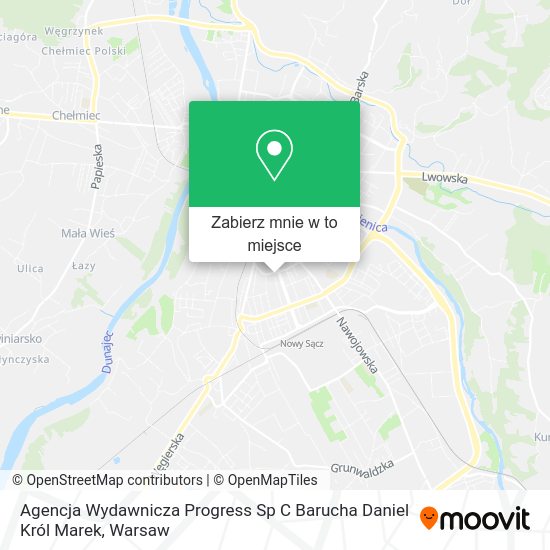 Mapa Agencja Wydawnicza Progress Sp C Barucha Daniel Król Marek