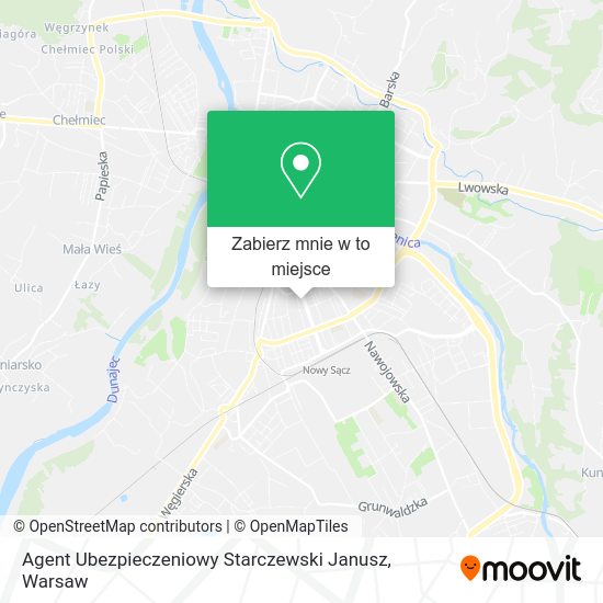 Mapa Agent Ubezpieczeniowy Starczewski Janusz