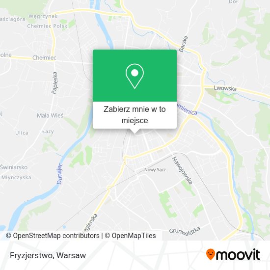 Mapa Fryzjerstwo