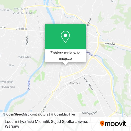 Mapa Locum i Iwański Michalik Sejud Spółka Jawna