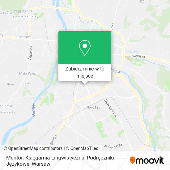 Mapa Mentor. Księgarnia Lingwistyczna, Podręczniki Językowe