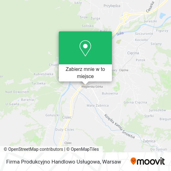 Mapa Firma Produkcyjno Handlowo Usługowa