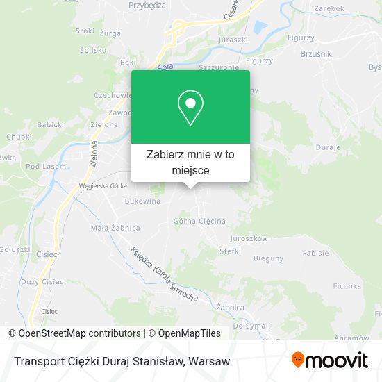 Mapa Transport Ciężki Duraj Stanisław