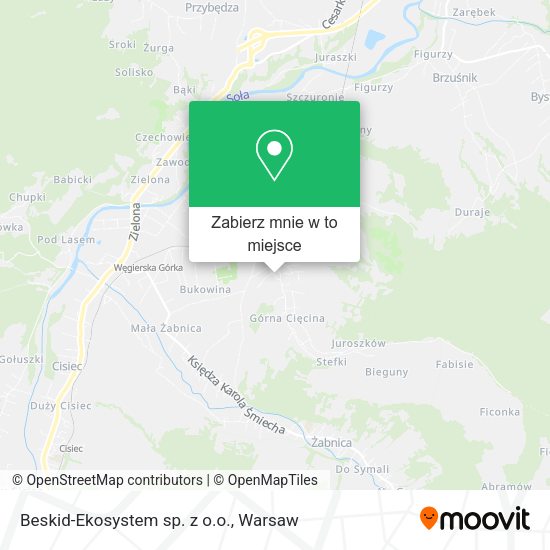 Mapa Beskid-Ekosystem sp. z o.o.