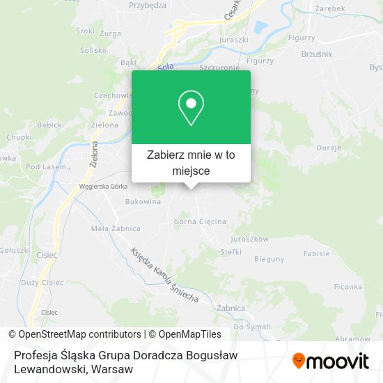 Mapa Profesja Śląska Grupa Doradcza Bogusław Lewandowski