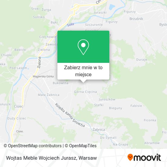 Mapa Wojtas Meble Wojciech Jurasz