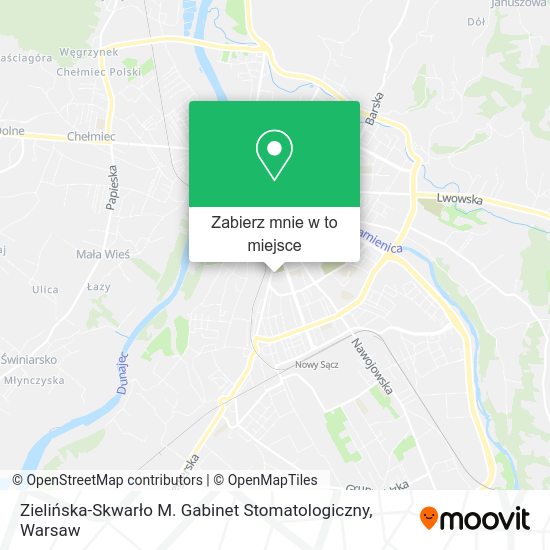 Mapa Zielińska-Skwarło M. Gabinet Stomatologiczny