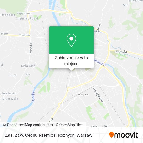 Mapa Zas. Zaw. Cechu Rzemiosł Różnych