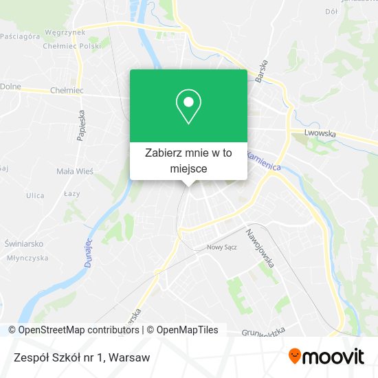 Mapa Zespół Szkół nr 1