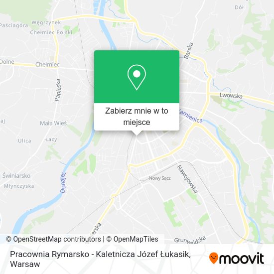 Mapa Pracownia Rymarsko - Kaletnicza Józef Łukasik